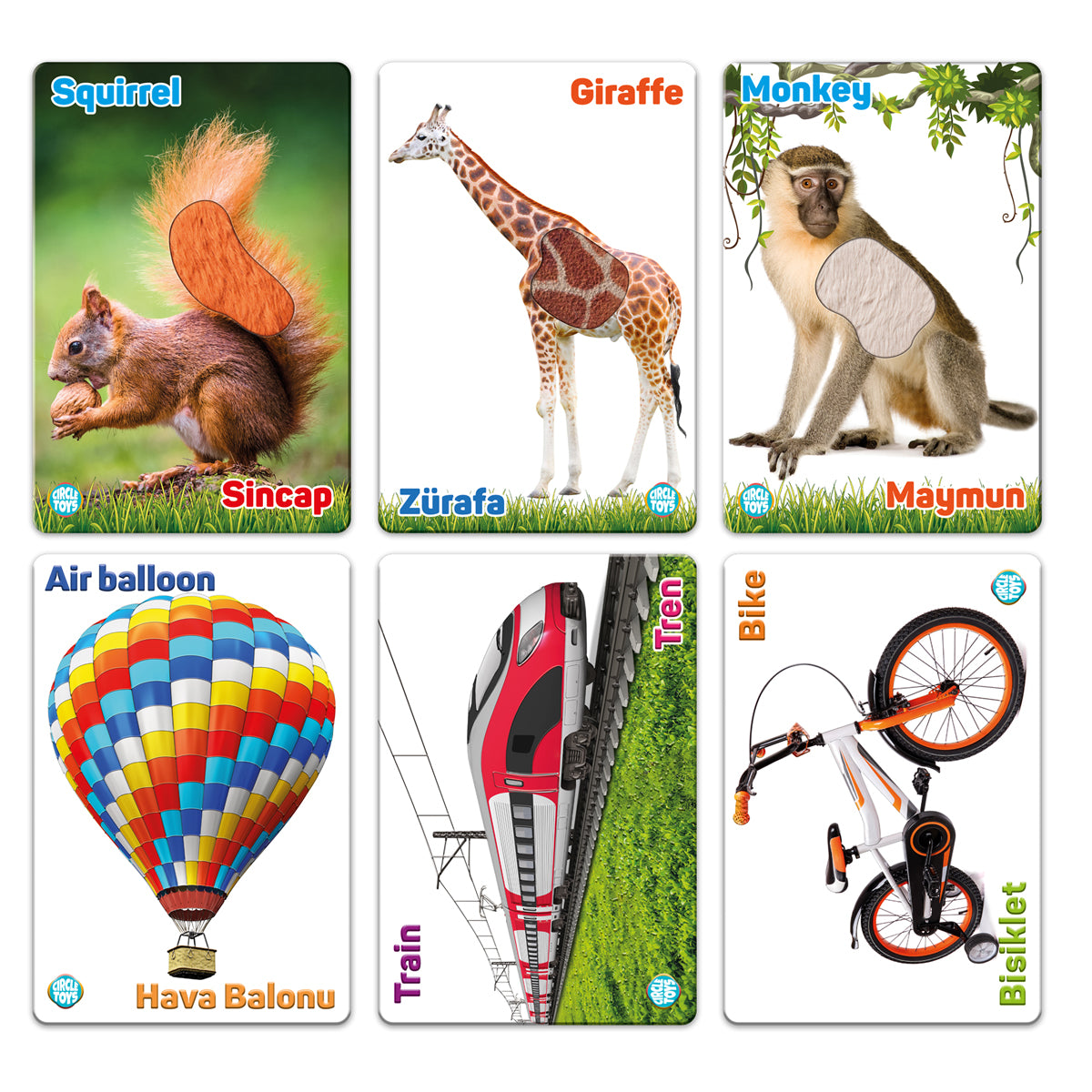 Circle Toys Dokun Hisset Jungle Animals