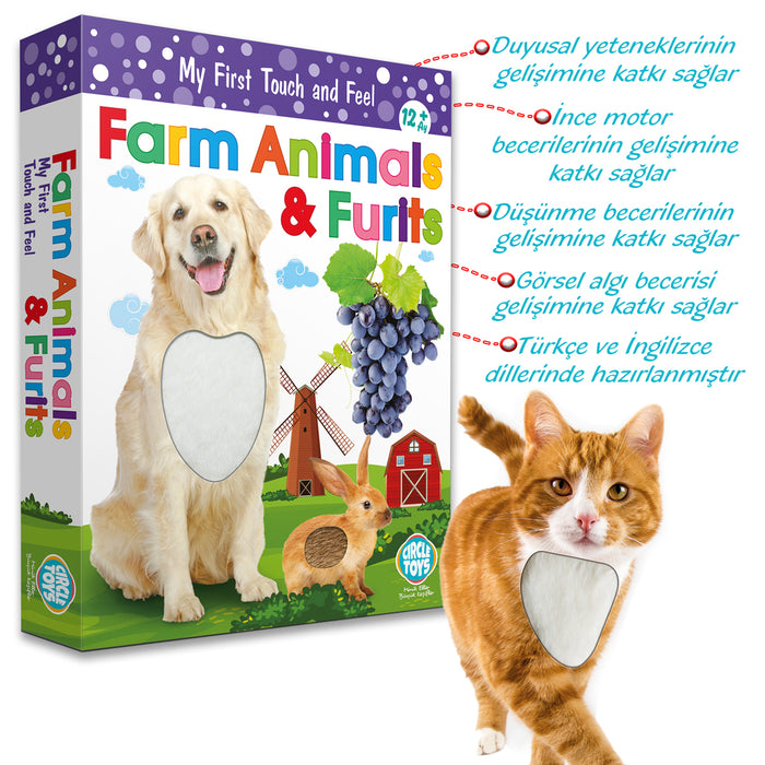 Circle Toys Dokun Hisset: Çiftlik Hayvanları ve Meyveler