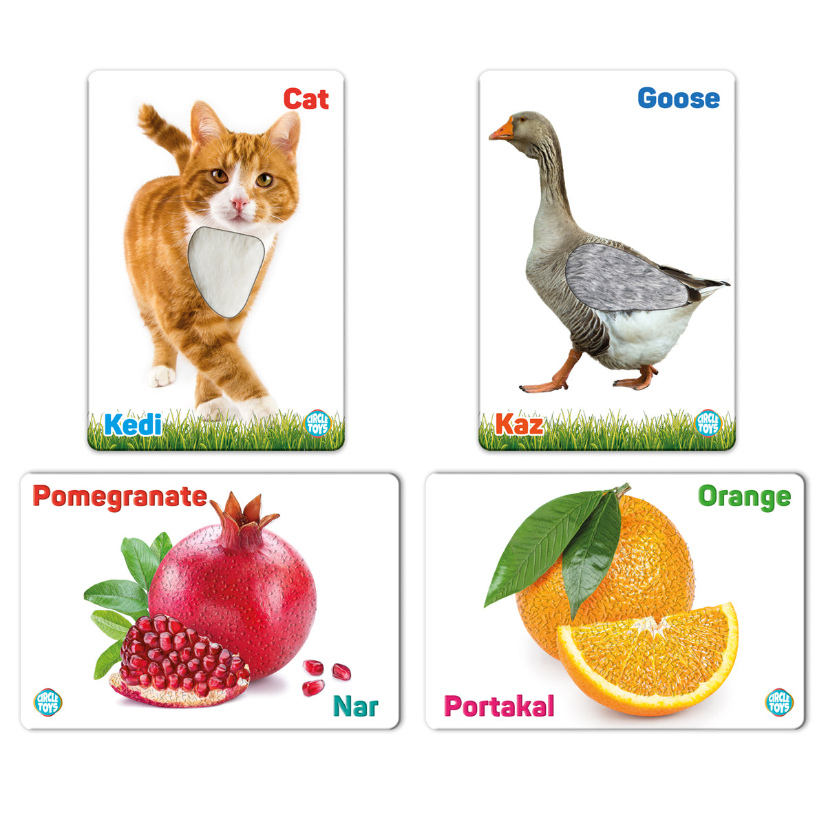 Circle Toys Dokun Hisset: Çiftlik Hayvanları ve Meyveler