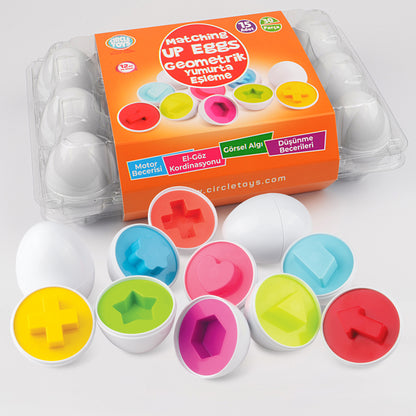 Circle Toys  15’li Geometrik Yumurta