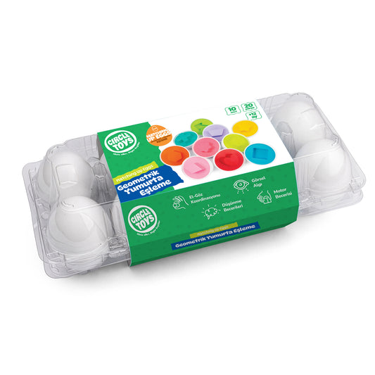 Circle Toys  10’lu Geometrik Yumurta