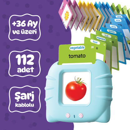 Circle Toys İngilizce Konuşan Sesli Flash Eğitim Kartları 224 Kart