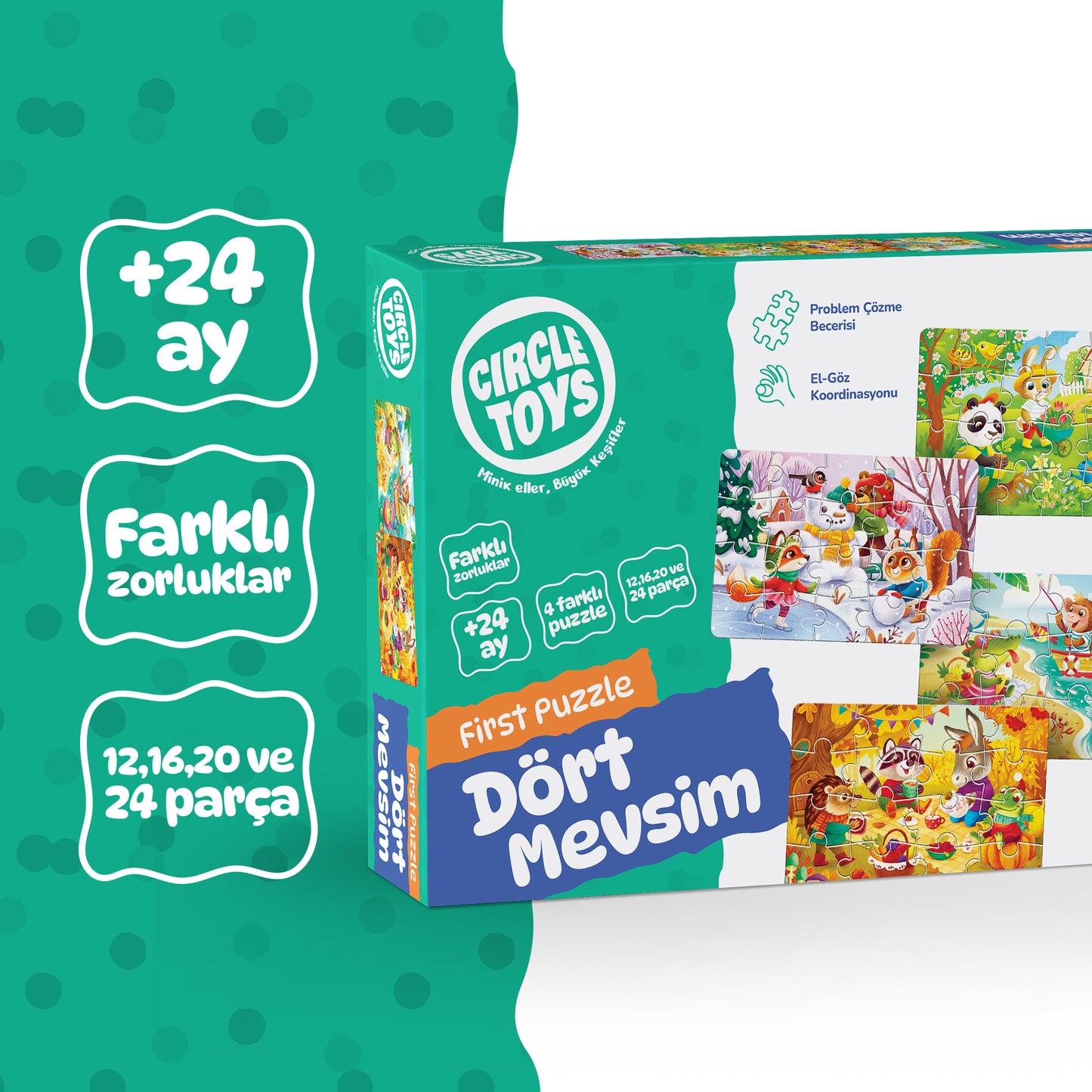 Circle Toys 4 Mevsim Puzzle