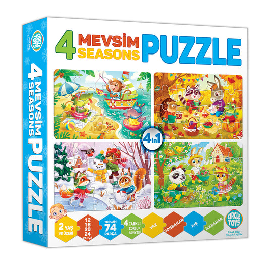 Circle Toys 4 Mevsim Puzzle