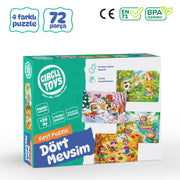 Circle Toys 4 Mevsim Puzzle