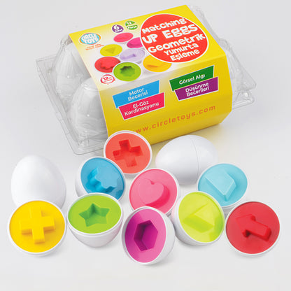 Circle Toys  6’lı Geometrik Yumurta