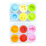 Circle Toys  6’lı Geometrik Yumurta