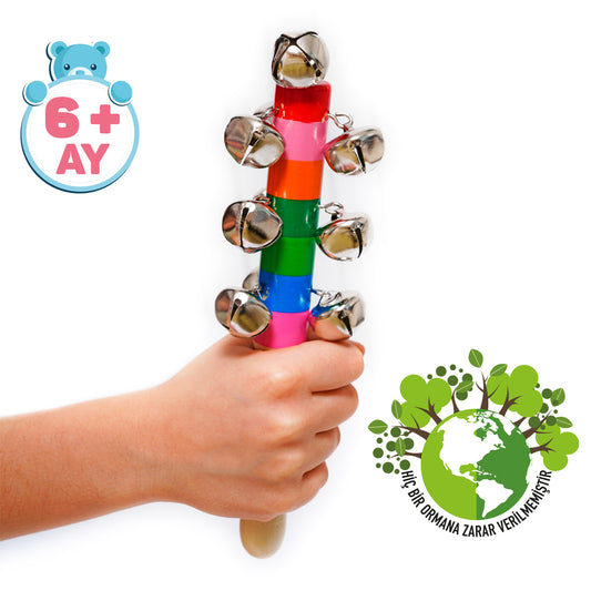 Circle Toys Ahşap Çıngırak