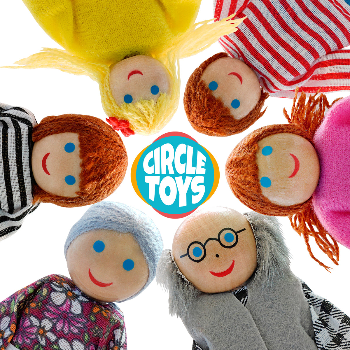 Circle Toys 6’lı Ahşap Kukla Seti