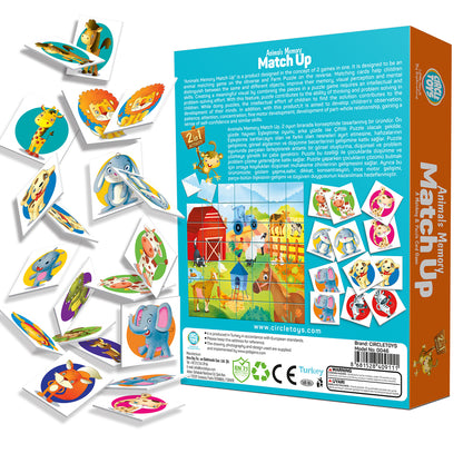 Circle Toys Animals MatchUp Eşleştirme