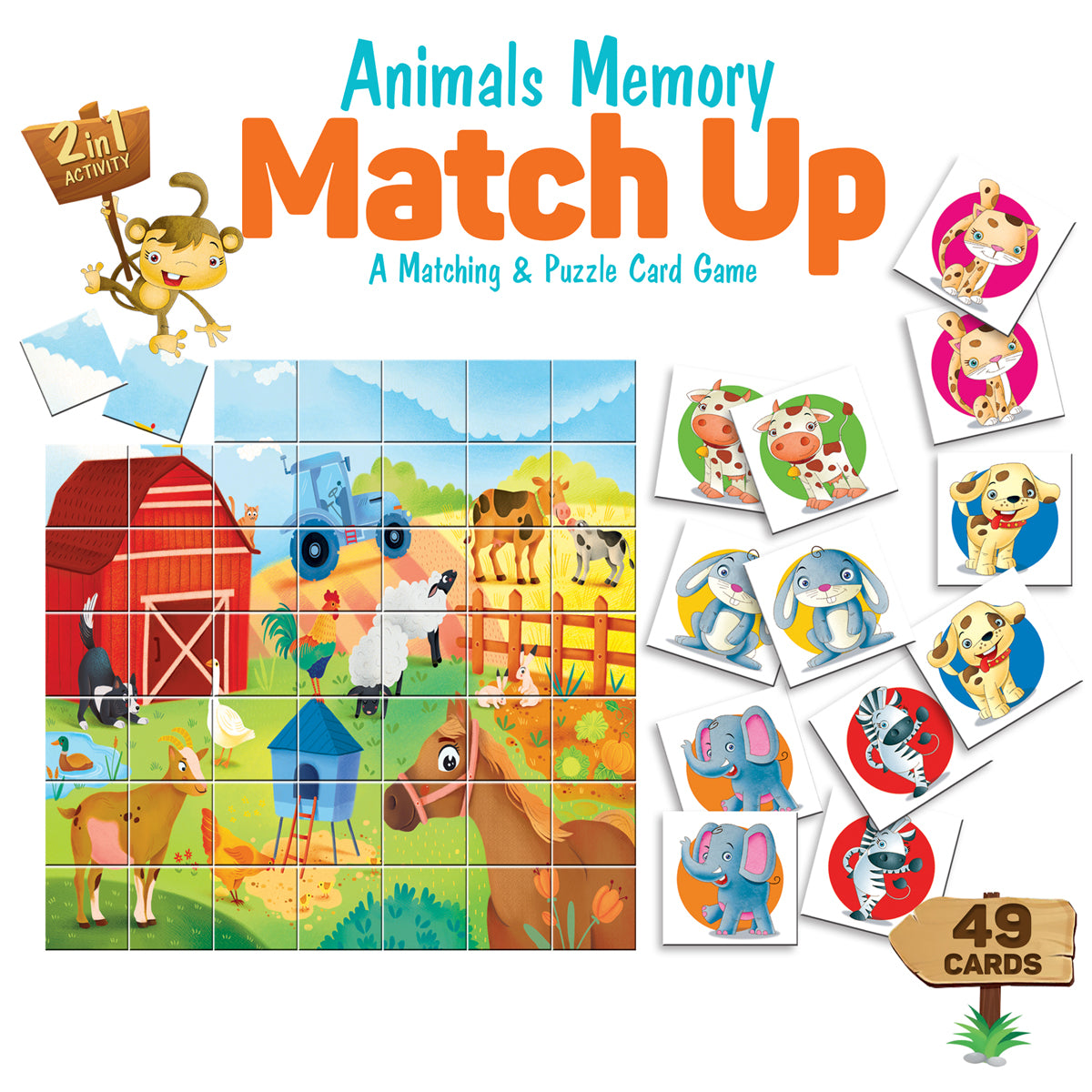 Circle Toys Animals MatchUp Eşleştirme
