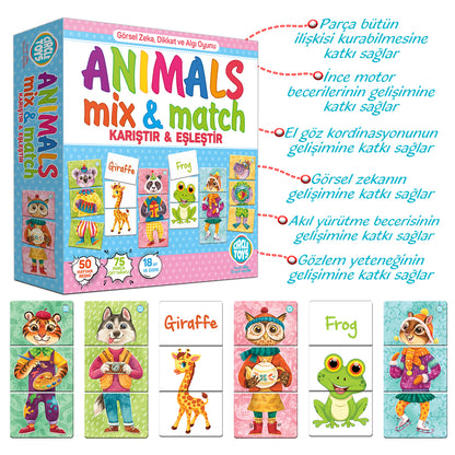Circle Toys Animals Mix & Match – Karıştır Eşleştir