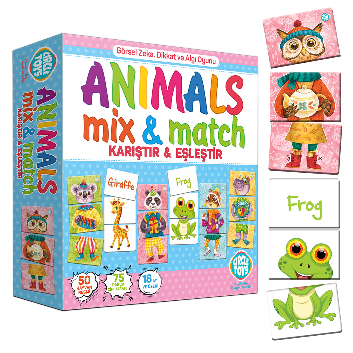 Circle Toys Animals Mix & Match – Karıştır Eşleştir