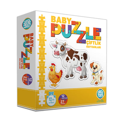 Circle Toys Baby Puzzle – Çiftlik Hayvanları