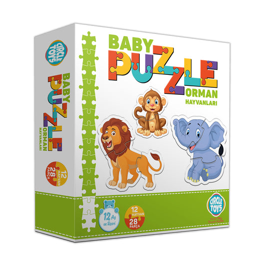 Circle Toys Baby Puzzle – Orman Hayvanları