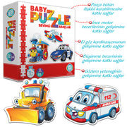 Circle Toys Baby Puzzle Sevimli Araçlar