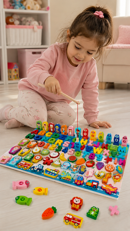 Circle Toys 8'i Bir Arada Balık Tutma ve Eşleştirme Macerası