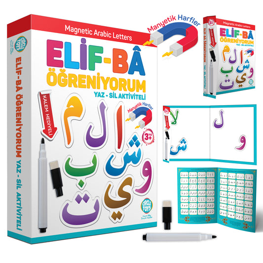Circle Toys Elif-Bâ Öğreniyorum Yaz-Sil Aktiviteli
