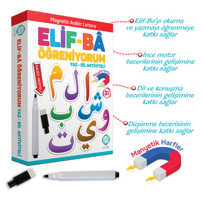 Circle Toys Elif-Bâ Öğreniyorum Yaz-Sil Aktiviteli