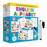 Circle Toys English Alphabet Yaz-Sil Aktivite Kartları