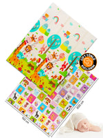 Circle Toys Neşeli Zürafa + Animals, Katlanabilir Çocuk Oyun Halısı –  150X200X1 cm - Taşıma Çantası Yanında