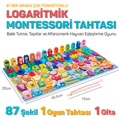 Circle Toys 8'i Bir Arada Balık Tutma ve Eşleştirme