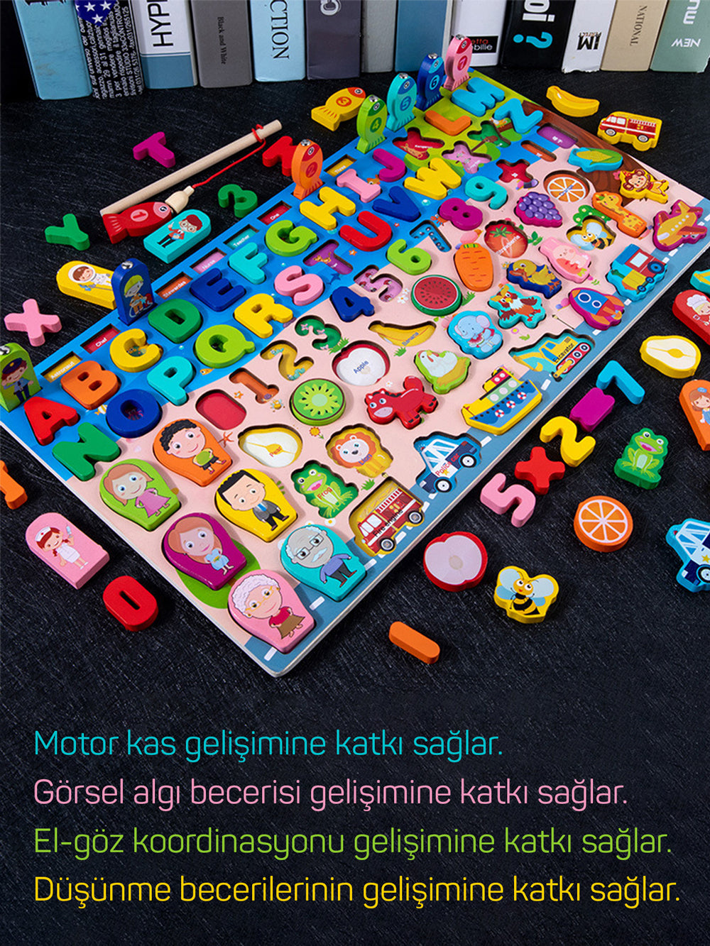 Circle Toys 8'i Bir Arada Balık Tutma ve Eşleştirme