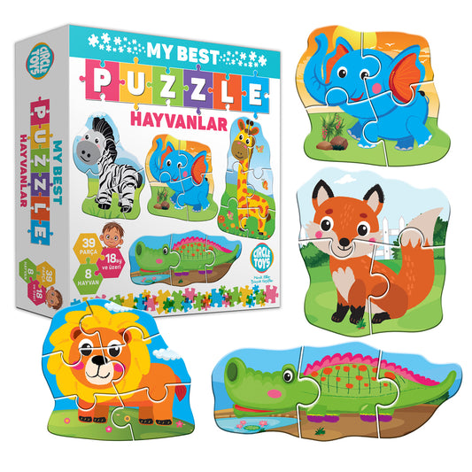 Circle Toys My Best Puzzle Hayvanlar