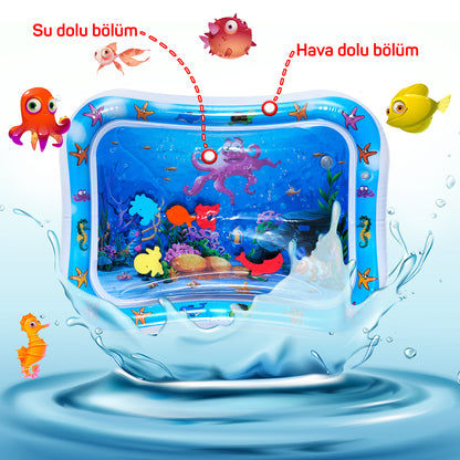 Bebek Su Oyun Matı - Tummy Time Aktivite Oyunu