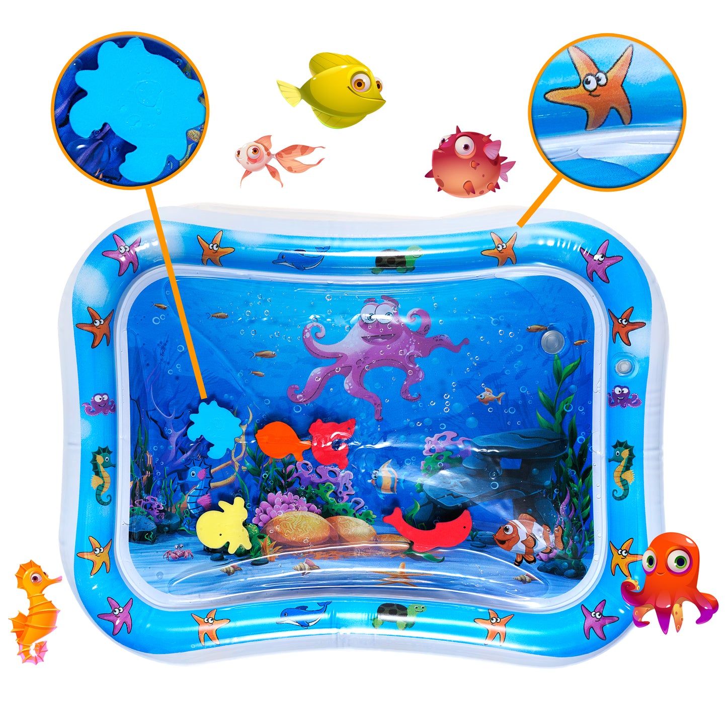 Bebek Su Oyun Matı - Tummy Time Aktivite Oyunu