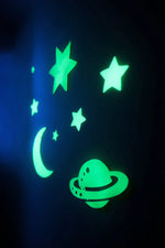 Fosforlu Yıldız Sticker Seti | Karanlıkta Parlayan Tavan Süsü (1 Paket)